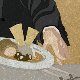 Vermarkter und gläserne Gastgewerbarbeitnehmende 